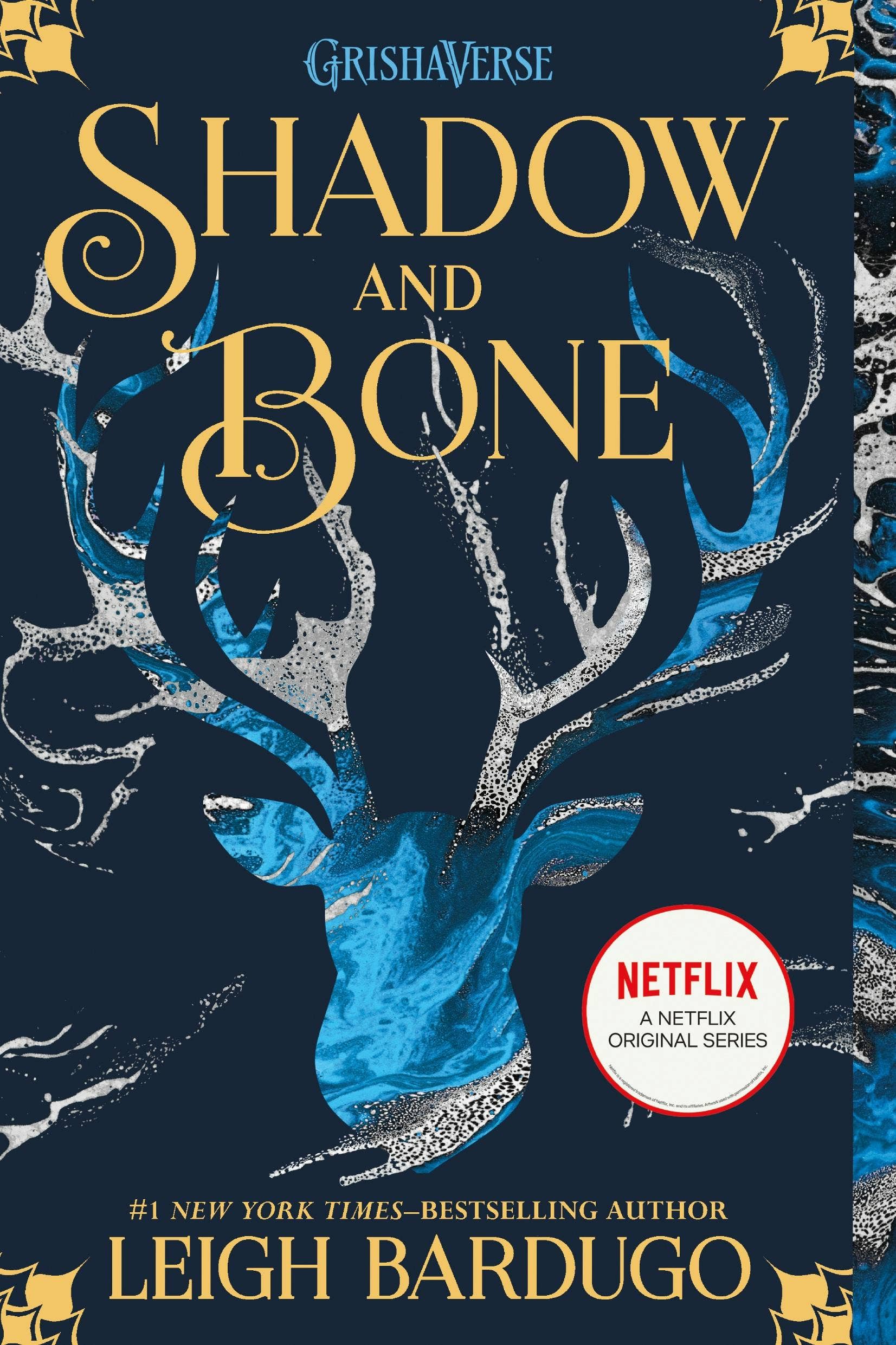 Book cover of Shadow and Bone Book one in the Grishaverse trilogy